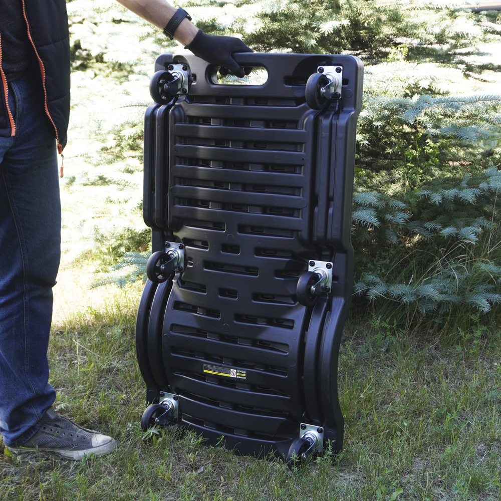 OPT-37185 Лежак ремонтный, подкатной, пластиковый, 37"