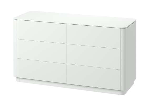 Комод Tammi 6 ящиков ширина 140 см (белый)