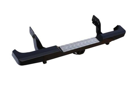 Бампер силовой задний Mitsubishi L200 2005-2015 (кузов 1350 мм) с квадратом под фаркоп РИФ