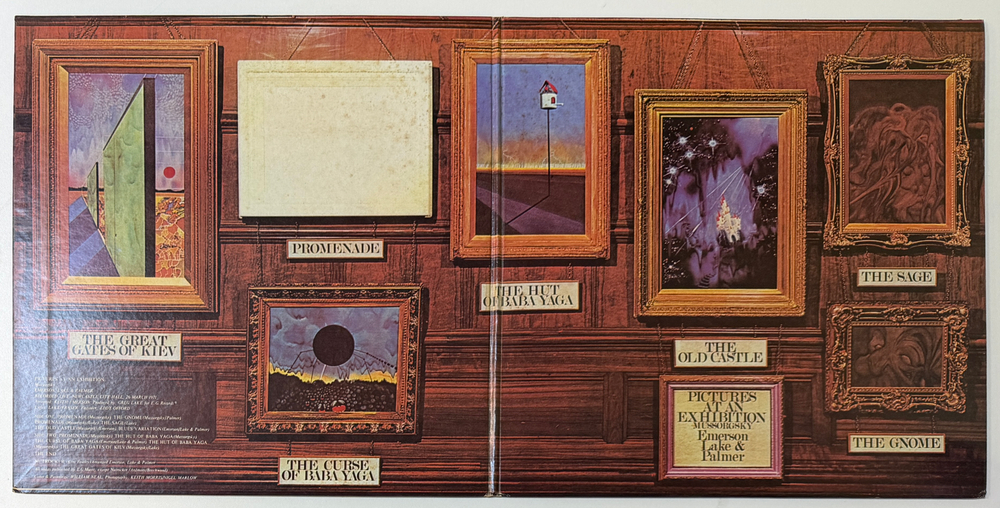 Emerson, Lake & Palmer ‎– Pictures At An Exhibition (Япония 1972г.)