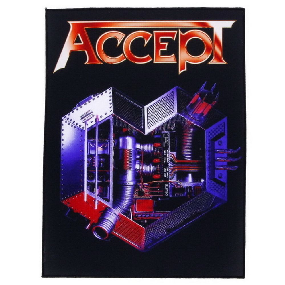 Нашивка спиновая Accept Metal Heart (071)