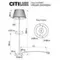 CL402973T Линц Хром+Кремовый Торшер со столиком