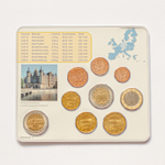 Germany 2007 Year Set (A, D, F, G, J) + 5 x 2 Euro: "Schwerin Castle (Mecklenburg-Vorpommern)" and "50th anniversary of the Treaty of Rome"