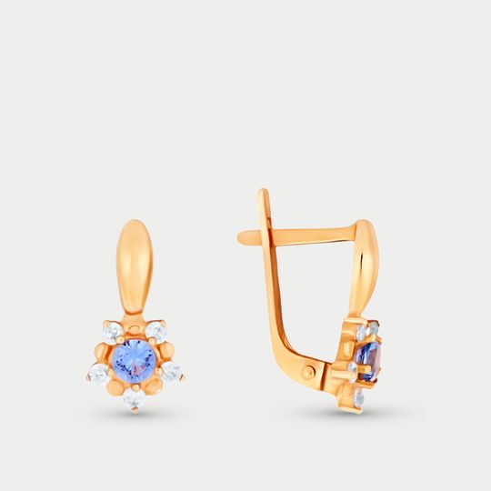 Серьги золотые