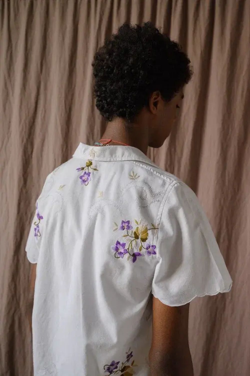 Рубашка Soeurs из Круглой Скатерти белая