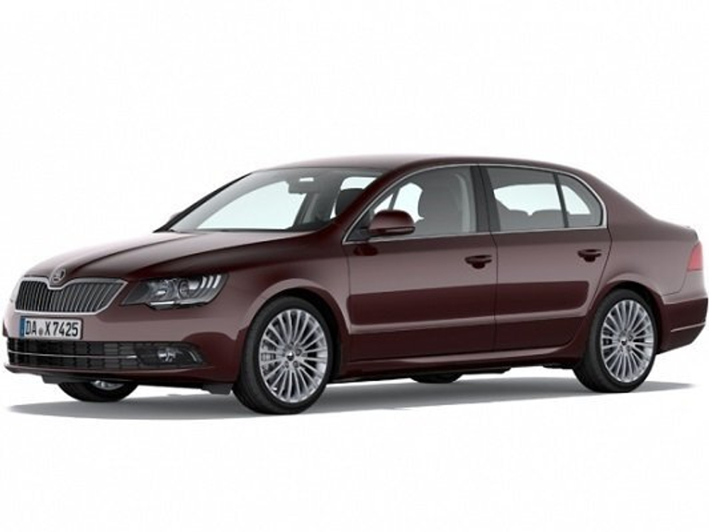 Автоковрики для Skoda SuperB II, B6. Крепеж - Поворотные замки. (2008-2016)