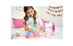 Набор куклы Barbie Dreamtopia и единорога, модная кукла с розовыми волосами и волшебный свет, игрушка-единорог с радужной гривой, подсветкой и звуками