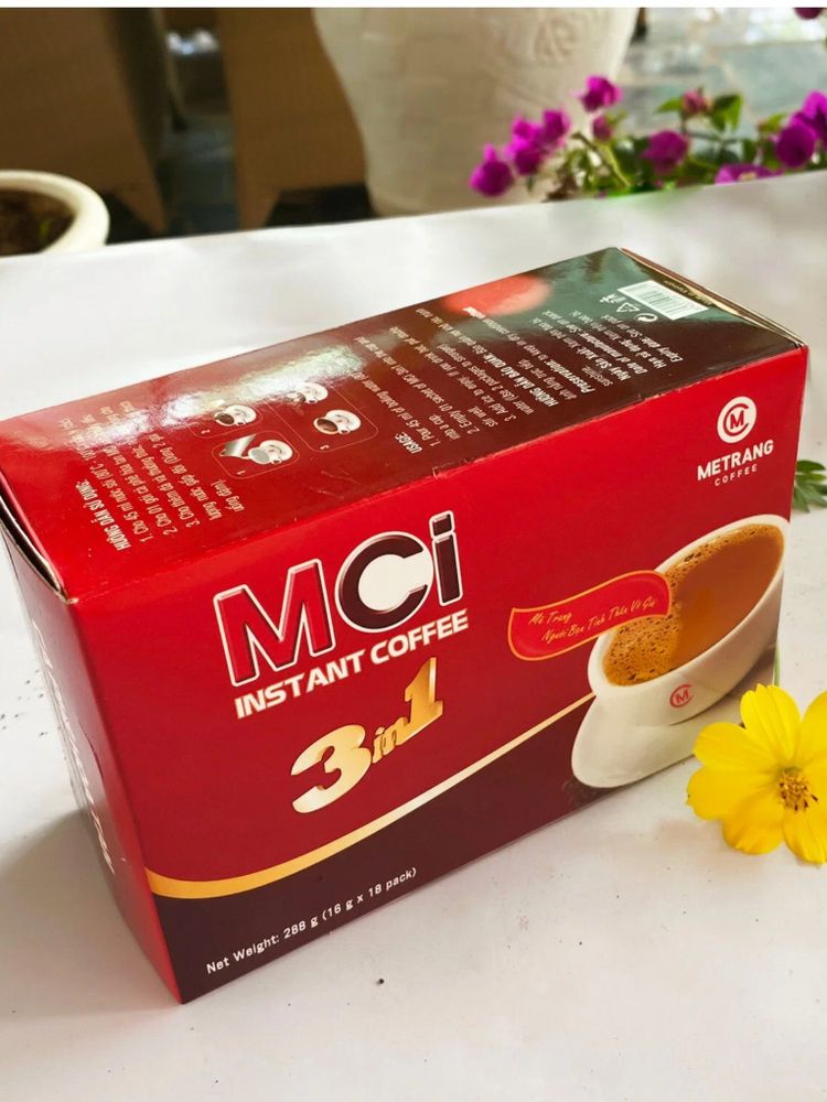 Растворимый кофе Me Trang MCI 3 в 1, в пакетиках 18 шт