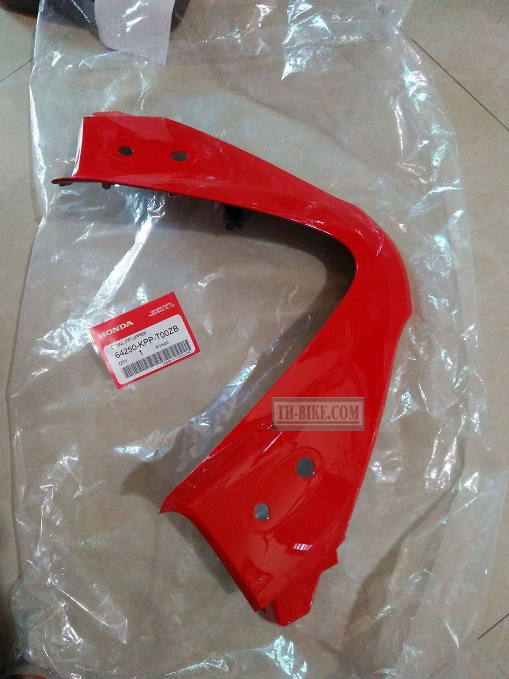 64250-KPP-T00ZB. COWL, FR. UPPER, MILLENNIUM RED  (R263). Honda CBR125, CBR150 2012-2017