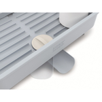 Сушилка для посуды раздвижная extend, голубая