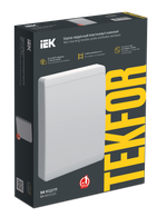 TEKFOR Корпус пластиковый ЩРН-П-54 IP41 белая дверь IEK
