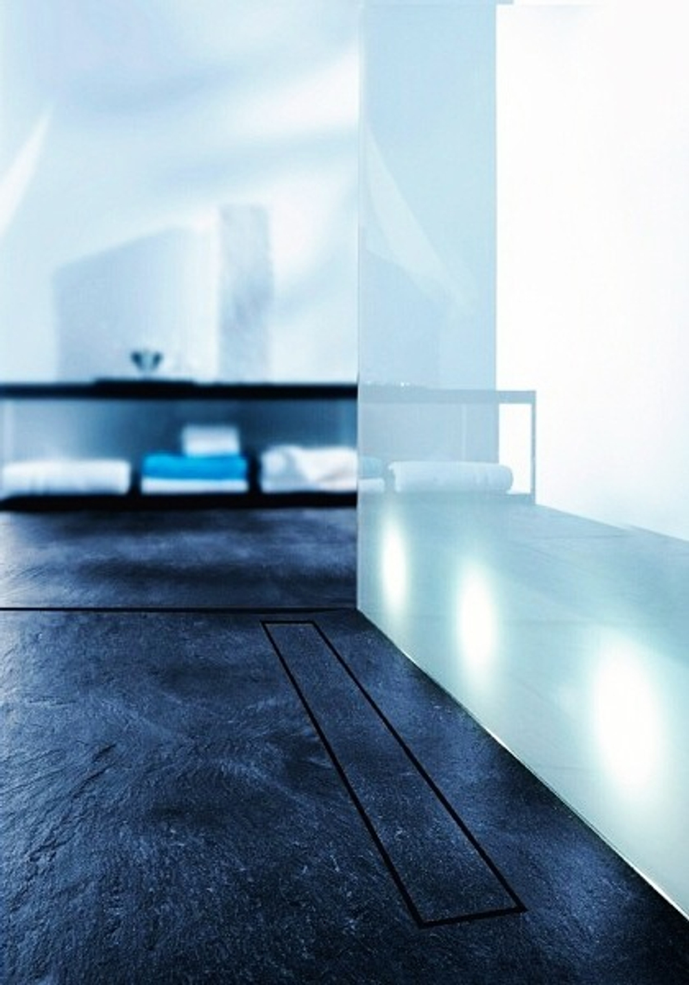 Дренажный канал 120 см TECE TECEdrainline прямой, без крышки, серебристый металлик 601200