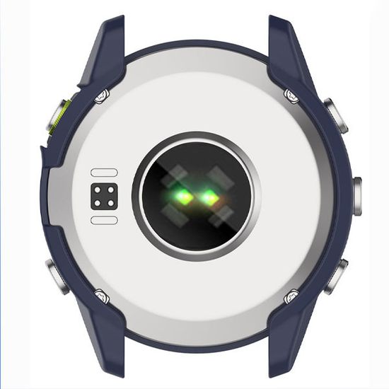 Защитный бампер чехол для часов Garmin MARQ Gen 2 Adventurer Athlete Aviator Captain Golfer материал TPU (Темно-синий)