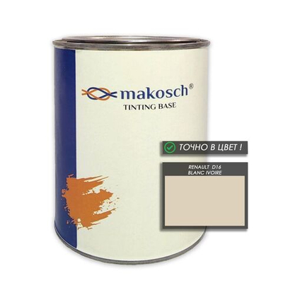 Автоэмаль makosch/RENAULT D16, Базовая эмаль, белый, база, 800мл.