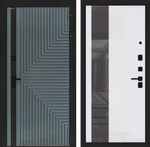 Кредор 32 белый рельеф софт, с тонированным зеркалом