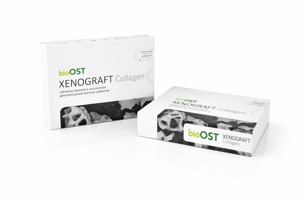 Кортикально-губчатые гранулы XENOGRAFT Collagen
