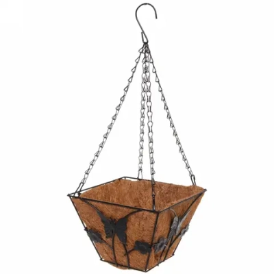 Кашпо для цветов 1,8л «Коковита» с кокосовым волокном, подвесное d=20см P131 ДоброСад