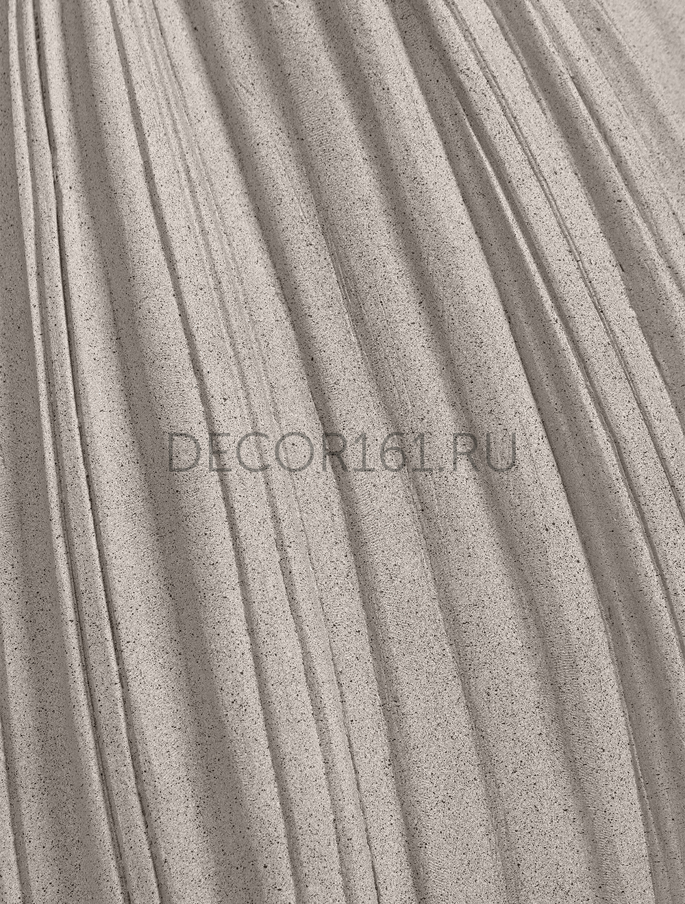 Кашпо-ваза TREEZ Effectory Dune Высокая дизайн-ваза Белый песок д-30 см, в-52 см 1/1 41.33-16-23-101-BE-052