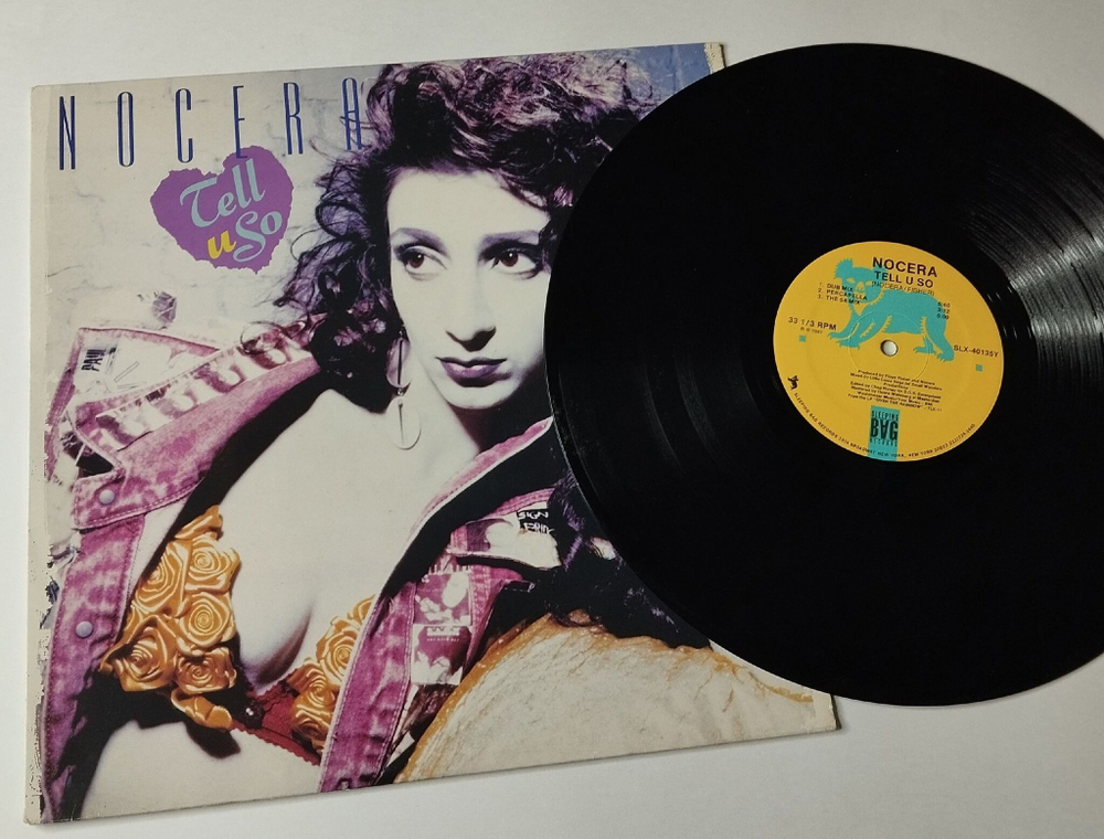 Винтажная виниловая пластинка LP Nocera Tell U So (USA 1987) Maxi Single