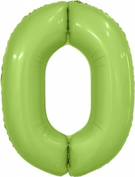 Р Цифра 0 Slim Фисташка (40''/102 см)