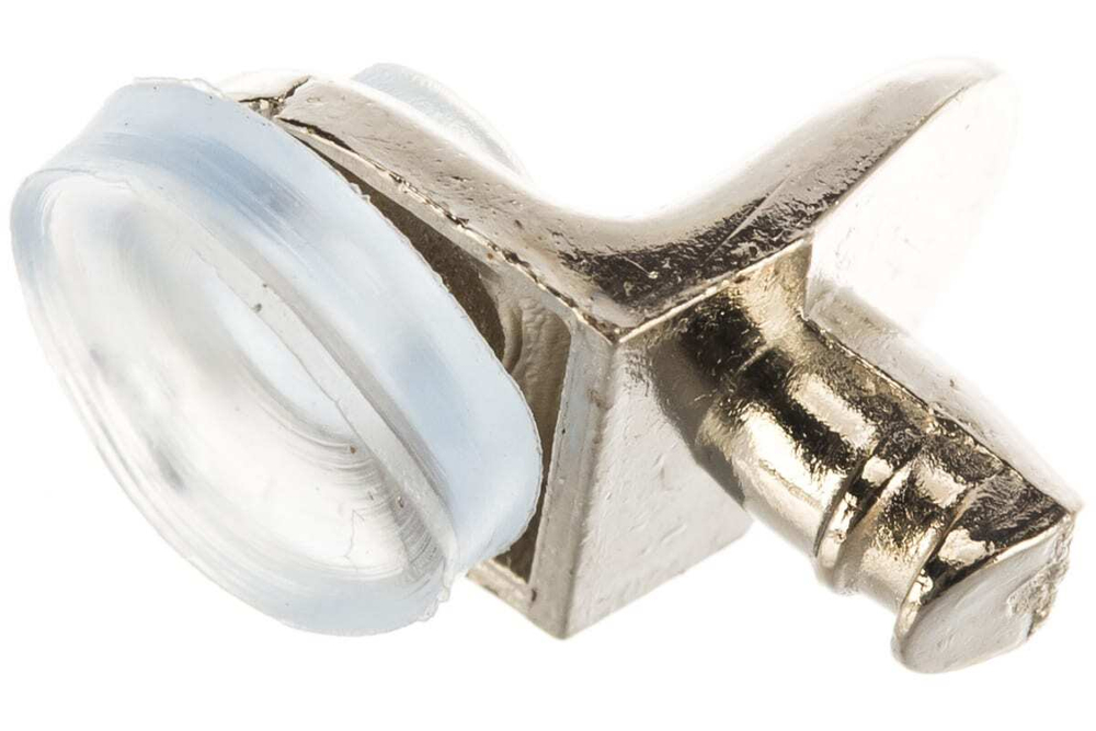 СТЕКЛОДЕРЖАТЕЛЬ Г-ОБР.С ПРИСОСКОЙ НИК. (НИКЕЛЬ 4 ШТ)