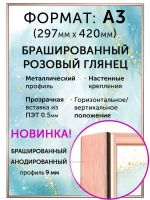 Металлическая фоторамка А3 (300х420 мм)