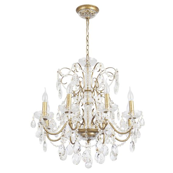 Подвесная люстра Crystal Lux Odelis SP8 Gold