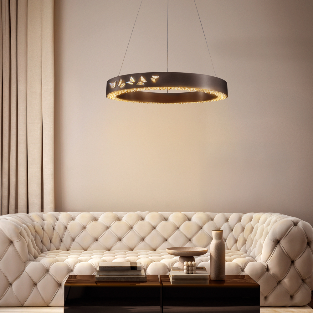 701181 Люстра FARAONE 78W LED 7733LM БРОНЗА 3000K