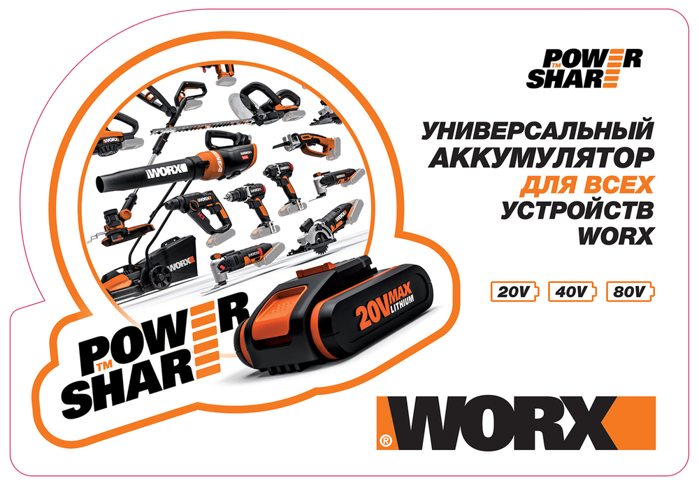 Воздуходув-Садовый Пылесос сетевой WORX WG505E