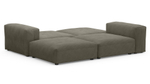 Диван Фиджи Cilium Brown 242*137*62 см, Коричневый Вельвет Нераскладной Фиеста