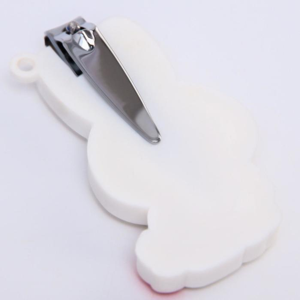 3612544 Детские, маникюрные щипчики - книпсеры «Зайка» с резиновой игрушкой