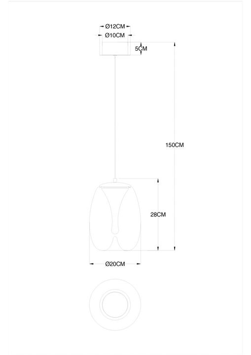 Подвесной светодиодный светильник Divinare Campo 5874/51 SP-8
