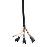 Ручка газа с вольтметром и кнопками серебряная (кабель 1,7м) для электросамокатов электровелосипедов