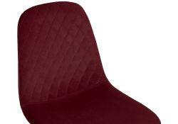 Стул на металлокаркасе Dabl wine red