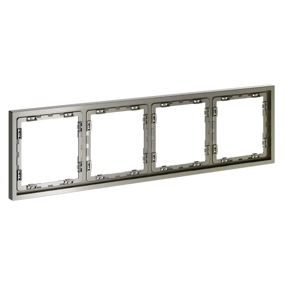 Рамка пластиковая VOLTUM S70 на 4 поста, (шелк)