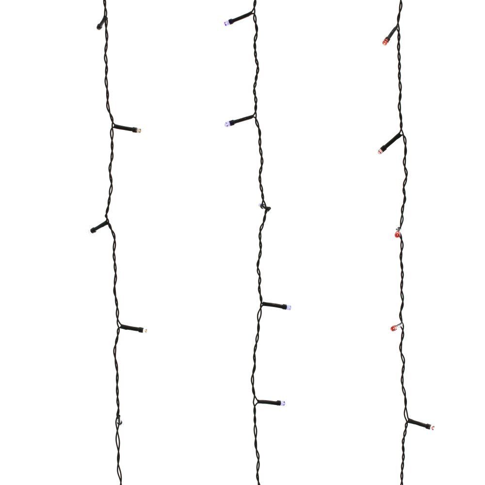 GAEM Электрогирлянда "Бахрома", L500 W0,5 H50 см (160 разноцв LED, 5W, 8 реж свеч, IP20)