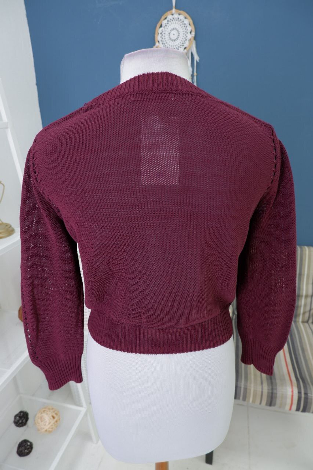 Джемпер Mango бордо 44 размер