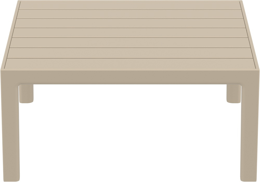 Комплект пластиковой мебели Siesta Contract Portofino Lounge Corner, бежевый, темно-серый