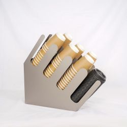 Станция диспенсер для кофейных аксессуаров 31*21*40 см нерж. P.L. Barbossa