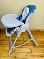 Стульчик для кормления "Farfello Costa Cosy" Сине-серый (Сине-серый / ocean blue; СС-05)