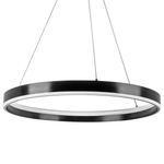 736407 Люстра ROTONDA 91W LED 2976LM 120G ЧЕРНЫЙ 3000-6000K