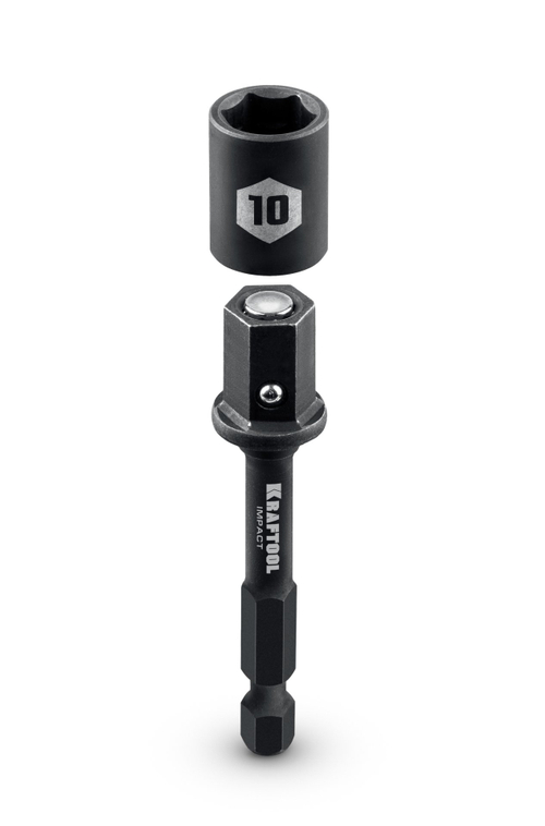 KRAFTOOL CLEAN “Nut driver”, 10 мм, бита с торцовой головкой (26371-10)