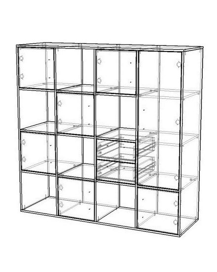 Стеллаж КОТО правый