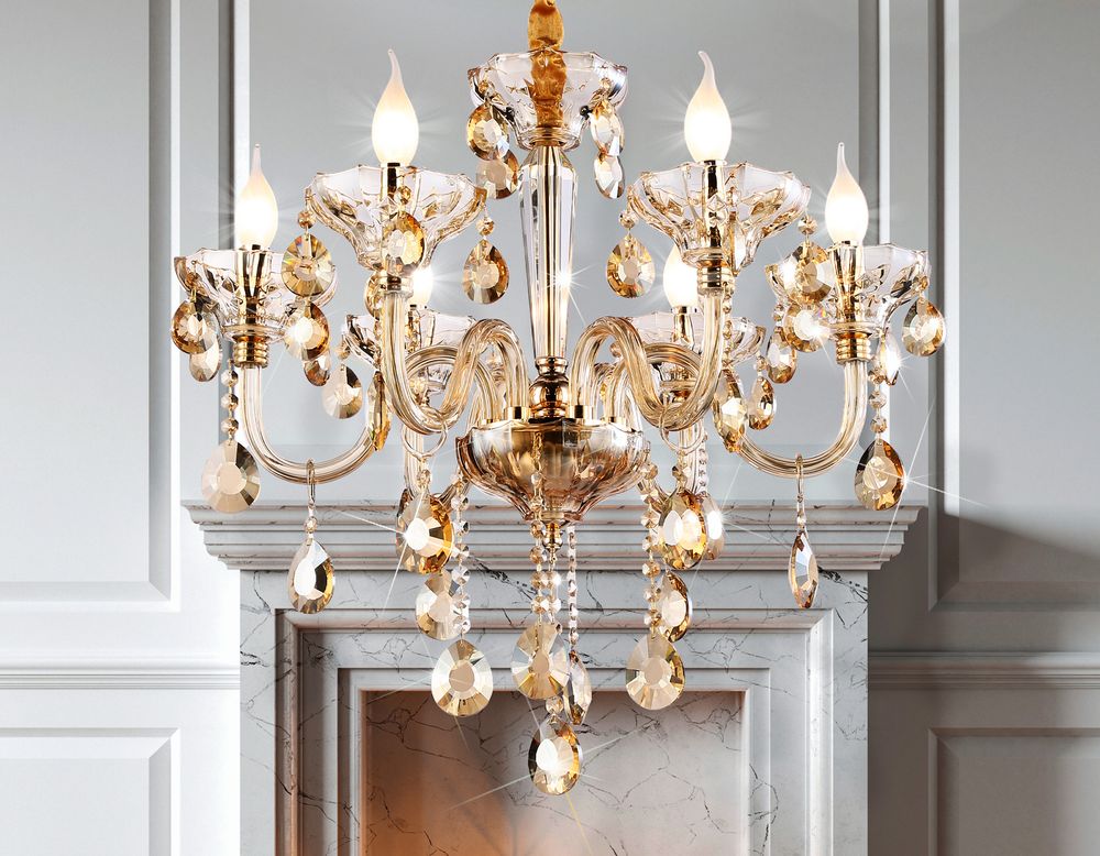 Ambrella Подвесная классическая люстра с хрусталем Classic TR4901