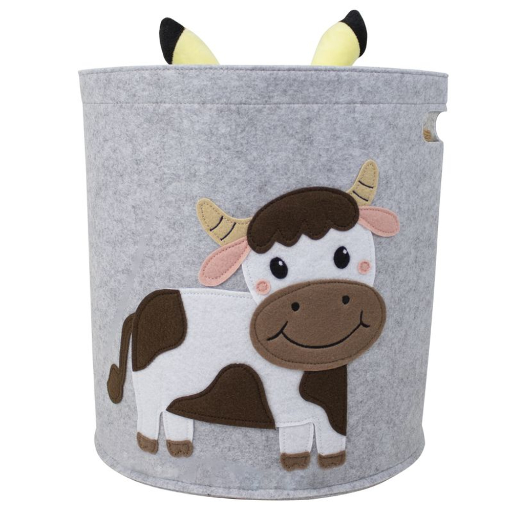 Корзина для игрушек, войлок, 1шт., 35*32*32см