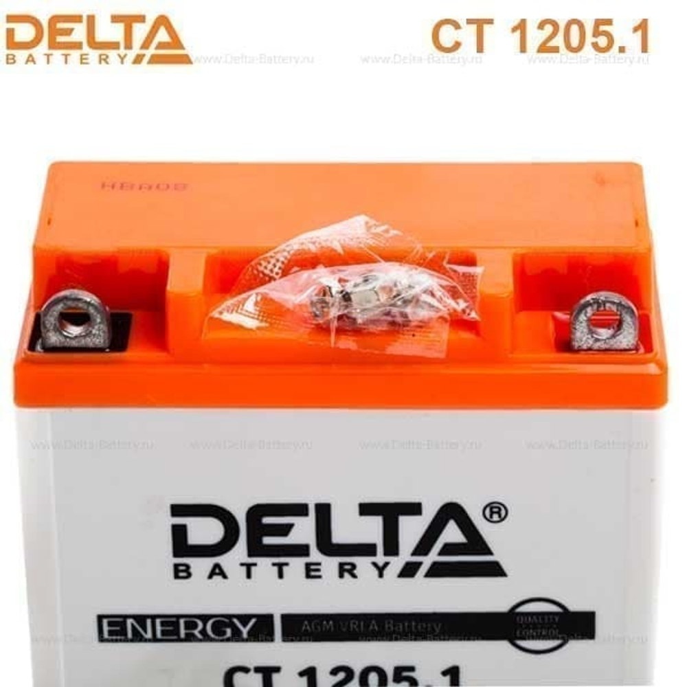 Аккумулятор Delta CT 1205.1 (12V / 5Ah) [YB5L-B, 12NS-3B]