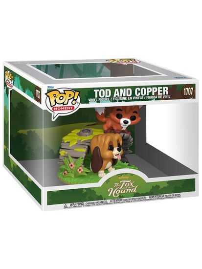 Фигурка Funko POP! Moment Disney The Fox and the Hound Tod and Copper (1707) 90331 / Фигурка Фанко ПОП! по мотивам мультфильма "Лис и пёс", Тодд и Коппер