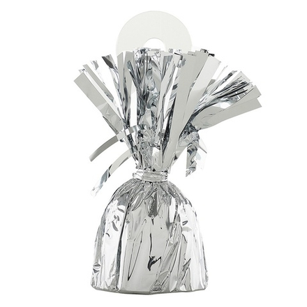 Грузик д/шара Конус серебряный 170гр.