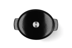KitchenAid Овальный чугунный кастрюля 30 см 5,6 л черный EAN 4894871009257