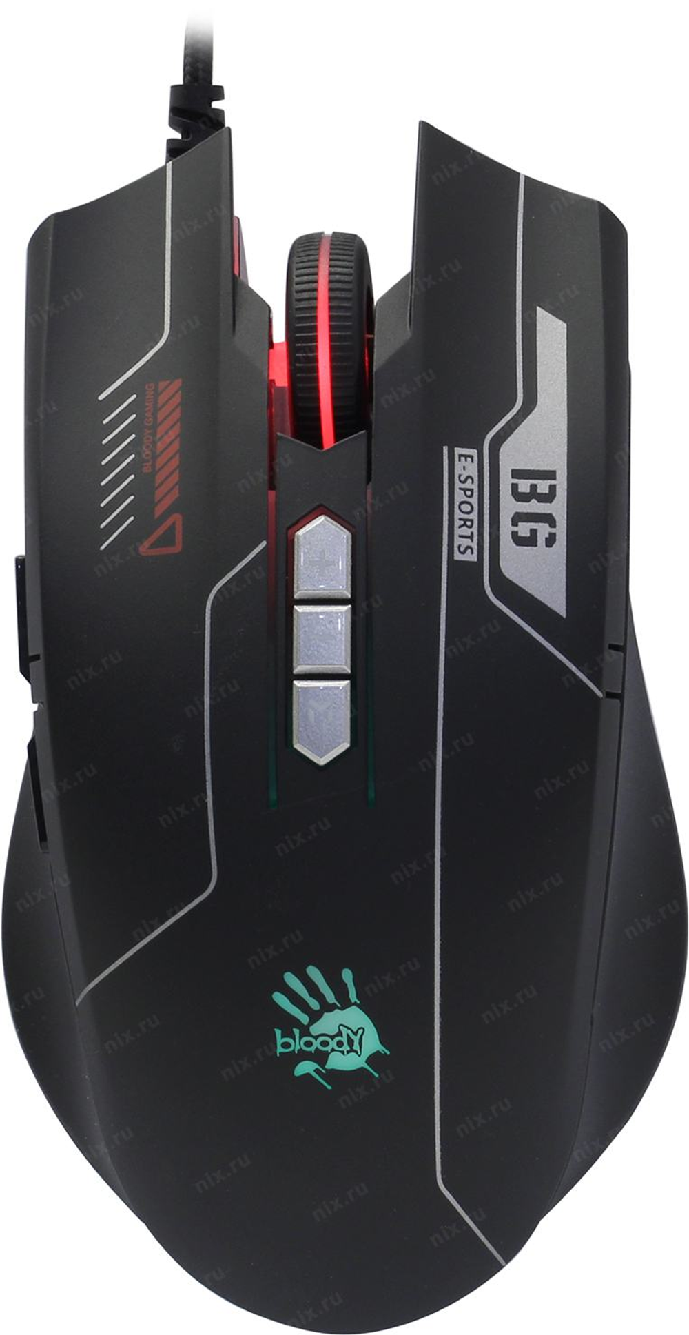 Манипулятор Bloody Gaming Mouse &lt;ES7 Esports Black&gt; (RTL) USB 8btn+Roll